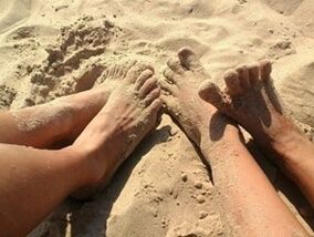 Infecția picioarelor pe plajă